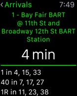 Watch detail for all buses at a stop